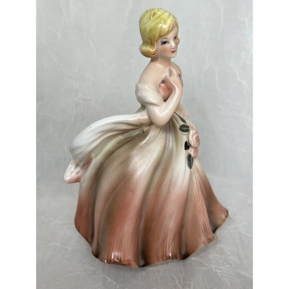 Vintage 1950s Napcoware X6362 Ceramic Girl Planter Vase - Picture 7 of 9